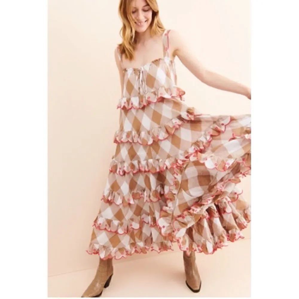 Innika Choo Frill Iva Biigdress Maxi